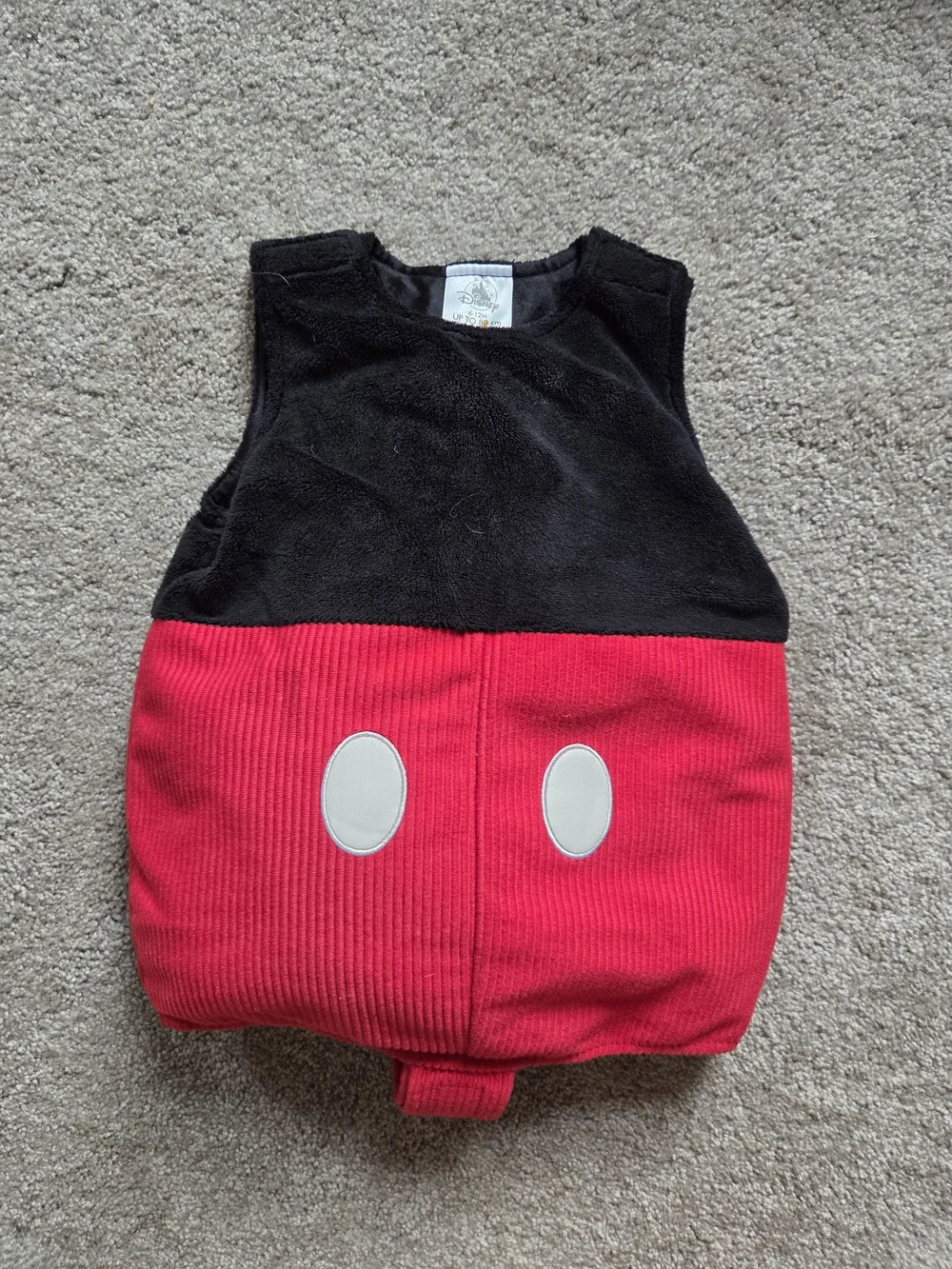 Baby Disney Mickey One-Piece Plush Costume
